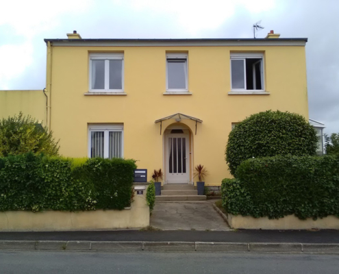 ravalement façade maison avant